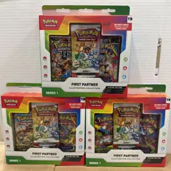 Pokemon TCG First Partner Illustration Collection Series 3 Promo Box - Sealed - Image 1