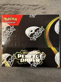 FACTORY SEALED IN HAND Pokemon Mega Evolution Perfect Order Booster Box Display - Image 1