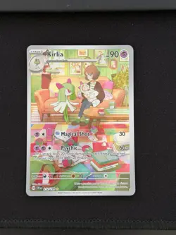 Pokemon TCG Kirlia Scarlet & Violet Base Set 212/198 Holo Illustration Rare - Image 1
