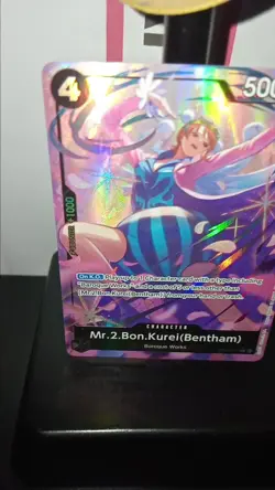 mint+ One Piece TCG OP14-091 MR 2 Bon Kurei (Bentham) Alt Art - Image 2