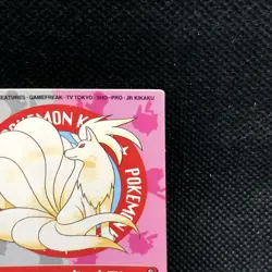 Ninetales Pokemon Kids Mini Card Japanese No.90 Bandai Very Rare From Japan F/S - Image 4