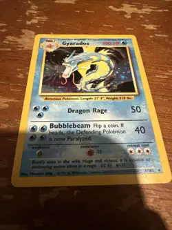 Pokemon Gyrados Holo Card 7/130 Base Set 2 - Image 1