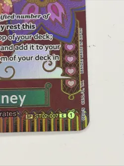 One Piece Card Game Jewelry Bonney SP (OP08) Two Legends (ST02-007) - Image 5