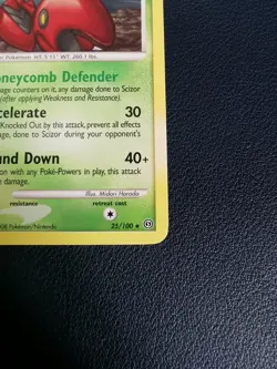 Pokemon Card Scizor 25/100 D&P Stormfront Non-Holo Rare - Image 5