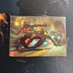 Raph & Mikey, Troublemakers Art Card Art Series TMNT + Bonus Foils - Image 2
