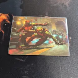 Raph & Mikey, Troublemakers Art Card Art Series TMNT + Bonus Foils - Image 3
