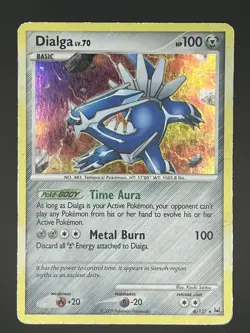 Pokemon TCG Dialga LV. 70 Holo Rare Card 6/127 Platinum 2009 - Image 1