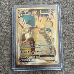 Pokemon Dragonite EX Full Art 106/108 Evolutions Ultra Rare Holo Card English - Image 1