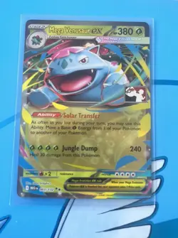 Mega Venusaur EX 003/132 | Play! Series 8 Prize Pack | STAMPED | Pokemon Card - Image 1