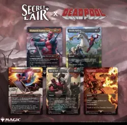 MTG Secret Lair x Marvel's Deadpool Non-Foil Edition Secret Lair Drop SLD Sealed - Image 1