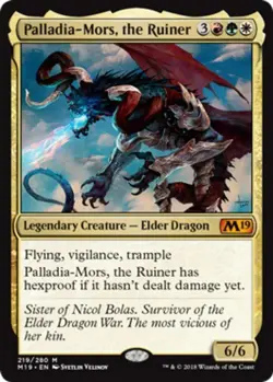 x1 Palladia-Mors, the Ruiner M MTG Core Set 2019 M/NM, English - Image 1