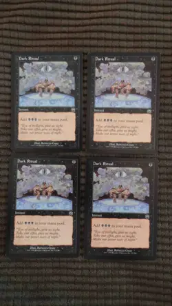 Mercadian Masques MTG Playset Dark Ritual Magic - Image 1