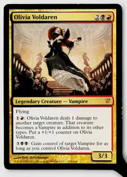 MTG Innistrad #215 Olivia Voldaren Mythic - Image 1