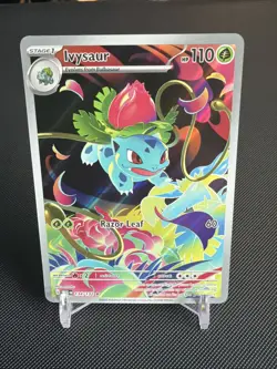Pokemon TCG Ivysaur Illustration Rare Mega Evolution 134/132 - Image 1