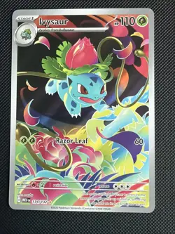 Pokemon TCG Ivysaur Illustration Rare Mega Evolution 134/132 - Image 2