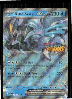 Black Kyurem ex Surging Sparks Stamped 048/191 Holo Cards & Products Pokemon NM - Image 1