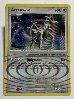 Arceus DP50 Diamond & Pearl Promo Holo Rare LP Pokemon Card - Image 1