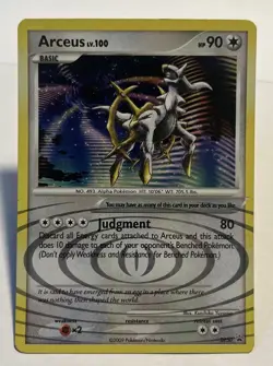 Arceus DP50 Diamond & Pearl Promo Holo Rare LP Pokemon Card - Image 2