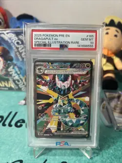 2025 POKEMON PRE EN-PRISMATIC EVOLUTIONS #165 DRAGAPULT EX PSA 10 - Image 1