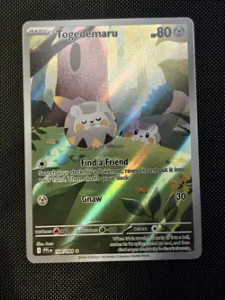 Togedemaru 104/094 Phantasmal Flames Illustration Rare Pokemon Card TCG - Image 1