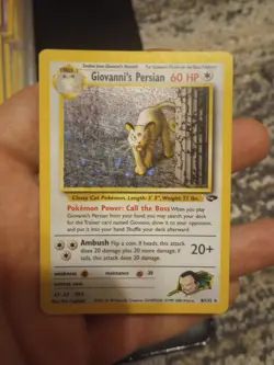 Pokemon TCG Giovanni's Persian 8/132 Gym Challenge Holo Rare Unlimited - Image 1