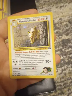 Pokemon TCG Giovanni's Persian 8/132 Gym Challenge Holo Rare Unlimited - Image 3