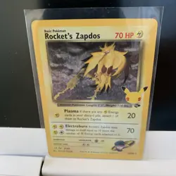 Rocket's Zapdos 15/132 Holo Basic Pokemon - Classic Collection Holo - Image 3