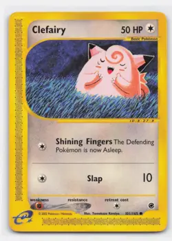 CLEFAIRY 101/165 COMMON EXPEDITION BASE SET POKEMON - Image 1