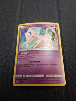 Pokemon Black Star Promo Mew Holo SM215 NM Fast Ship - Image 2