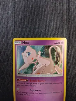 Pokemon Black Star Promo Mew Holo SM215 NM Fast Ship - Image 3