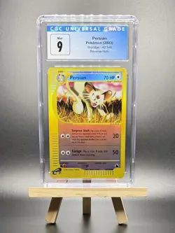 2003 POKEMON PERSIAN REVERSE REV HOLO FOIL #42 E-SERIES SKYRIDGE CGC 9 WOTC - Image 1