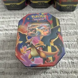 Pokemon Mega Charizard EX Tins Lot of 4 Y New Sealed - Image 2