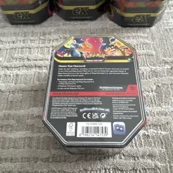 Pokemon Mega Charizard EX Tins Lot of 4 Y New Sealed - Image 4