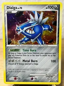 Platinum Dialga 6/127 Holo Rare Pokemon Holo MP - Image 1