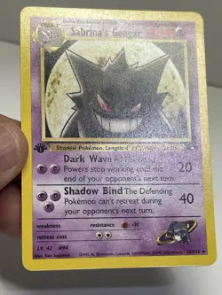 Sabrina's Gengar 29/132 Gym Challenge 1st Edition⭐Non-Holo-Rare⭐LP😱🔥 - Image 3