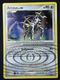 Arceus DP50 Holo Promo Diamond and Pearl Promos Pokemon English LP - Image 2