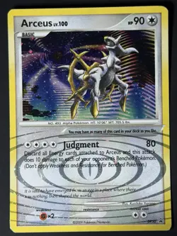 Arceus DP50 Holo Promo Diamond and Pearl Promos Pokemon English LP - Image 3