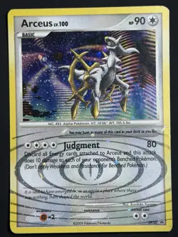 Arceus DP50 Holo Promo Diamond and Pearl Promos Pokemon English LP - Image 4
