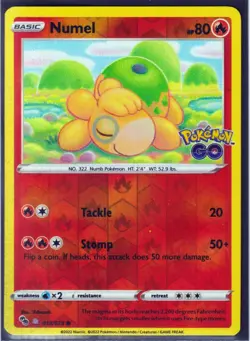 3 POKEMON GO Peelable Ditto-SPINARAK 006/078+BIDOOF 058/078+NUMEL 013/078 REV HO - Image 4