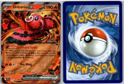 Oricorio ex 018/094 Double Rare Phantasmal Flames Pokemon NM - Image 3