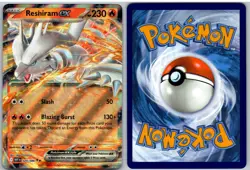 Reshiram ex 020/086 Holo Double Rare SV: White Flare Pokemon NM - Image 3