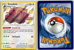 Greedent SV100/SV122 Shiny Rare Shining Fates Shiny Vault Pokemon NM - Image 3