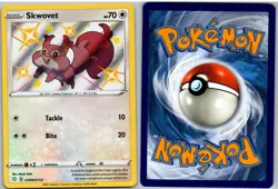 Skwovet SV099/SV122 Shiny Rare Shining Fates Shiny Vault Pokemon NM - Image 3