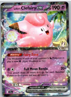 Lillie's Clefairy ex 056/159 Double Rare Journey Together Pokemon NM - Image 1