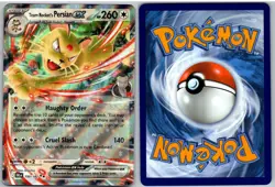 Team Rocket's Persian ex 150/182 Double Rare Destined Rivals Pokemon NM - Image 3