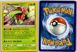 Meganium 8/214 Holo Rare Lost Thunder Pokemon NM - Image 3