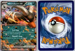 Houndoom ex 134/197 Double Rare Obsidian Flames Pokemon NM - Image 3