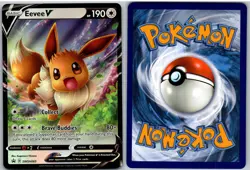 Eevee V SWSH065 Holo Promo Sword & Shield Promo Pokemon NM - Image 3