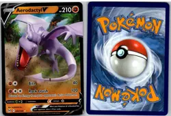 Aerodactyl V 092/196 Holo V Rare Lost Origin Pokemon NM - Image 3