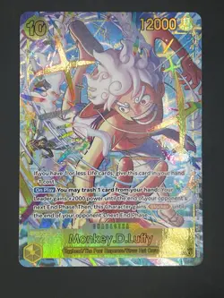 One Piece TCG Monkey D. Luffy EB04-061 SEC Alt Art – OP15 – NM - Image 1